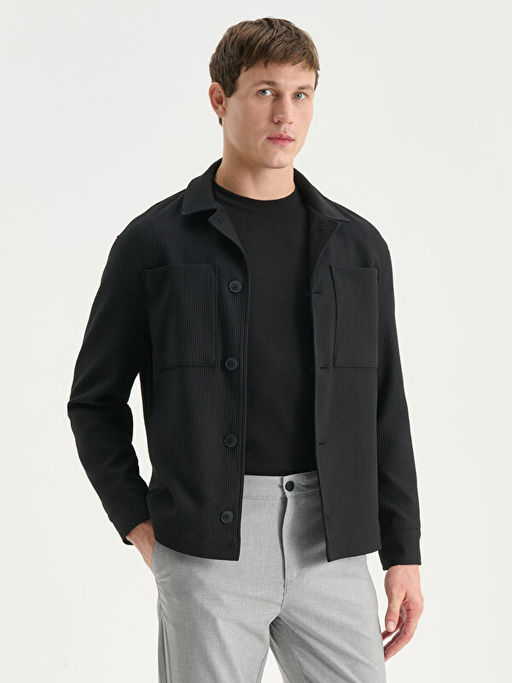Standart Kal?p Erkek Blazer Ceket