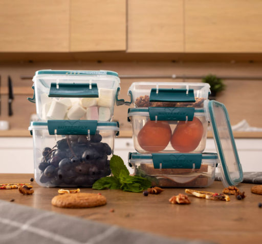 Контейнер 0,8л BATTERFLY BRIGHT герм хвоя