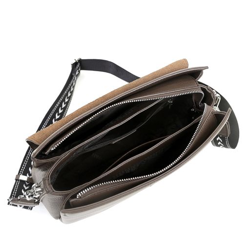 Женская сумка, кожа, MIRONPAN 116891 Темно-серый  фото 7