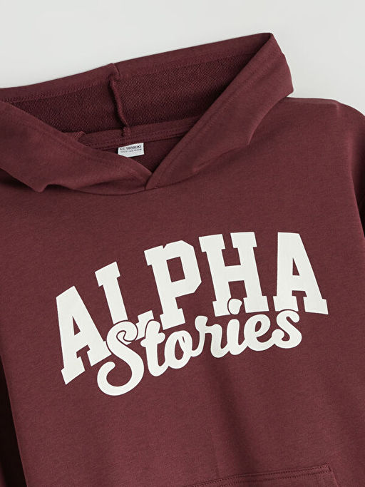 Kap??onlu Erkek ?ocuk Sweatshirt