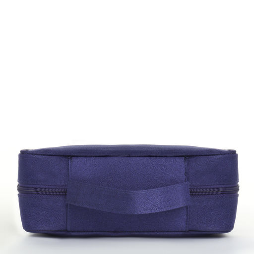Косметичка - органайзер дорожная на молнии, с карманом, синяя - Simaland фото 2