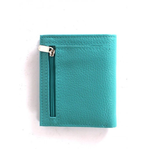 Портмоне женское Croco-ПР-905 натуральная кожа 2 отд, 8 карм, бирюза флотер (110) 264810  фото 2