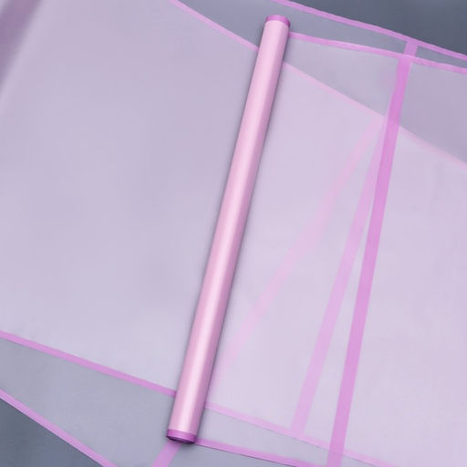 Пленка для цветов Розовая полоса, прозрачный, матовый, 58×10 м