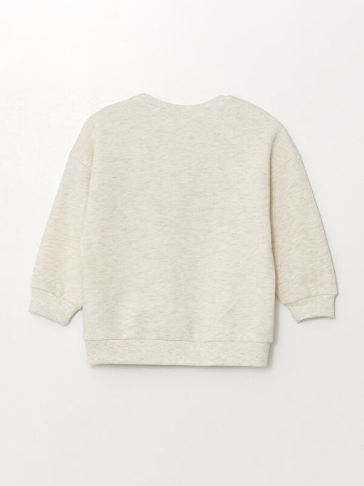 Bisiklet Yaka Bask?l? Erkek Bebek Sweatshirt - Waikiki фото 2