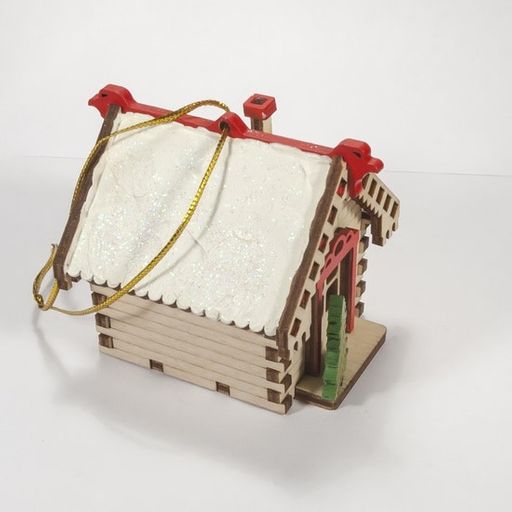 Елочные игрушки: Зимняя избушка 0000 - Idh фото 4