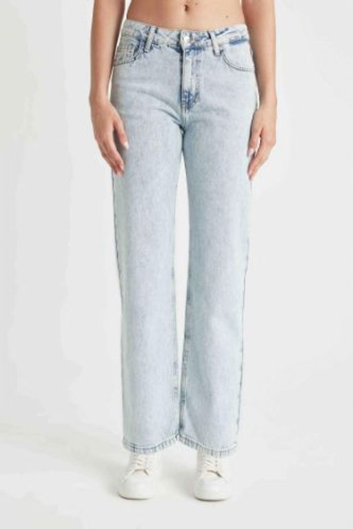 Straight Fit Normal Bel Bilek Boy Jean Y?kamal? Pantolon