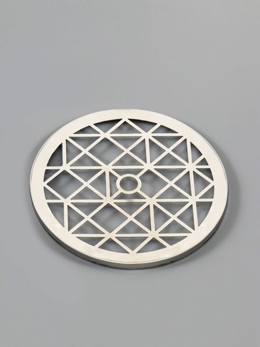 Крышка металлическая для вазы «Классик», d=12 см, серебро