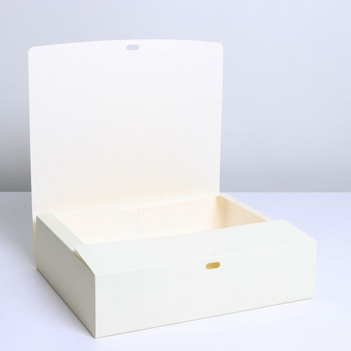 Коробка складная Бежевая, 31 х 24.5 х 8 см - Дарите счастье фото 2