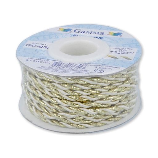 Шнур Gamma 3 мм GC-032 витой 9.1 м 0.5 м