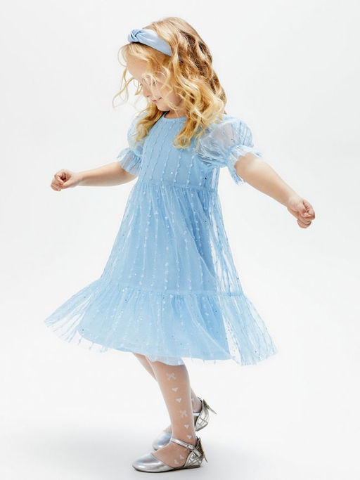 ACOOLA / Платье детское для девочек Garden голубой  фото 2