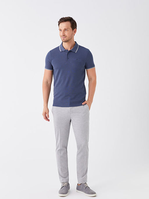 Polo Yaka K?sa Kollu Erkek Ti??rt - Waikiki фото 3