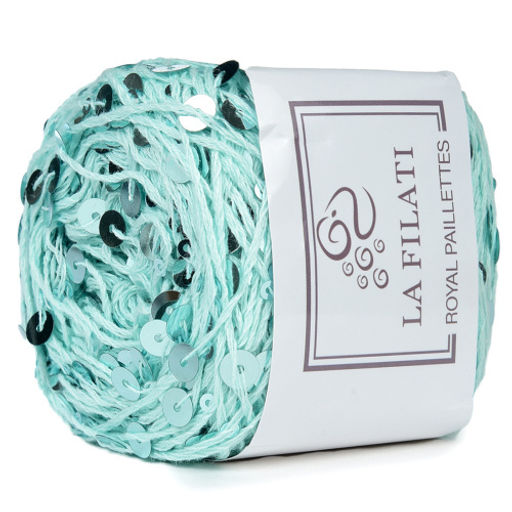 Royal Paillettes пряжа LA FILATI 55%%хлопок 45%пайетки 5х50г/120м