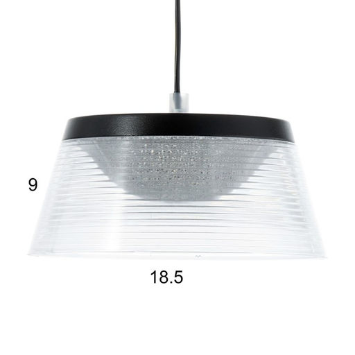 Светильник BayerLux «Дзета» LED 24 Вт 3000-6000К черный 18.5×18.5×9 см