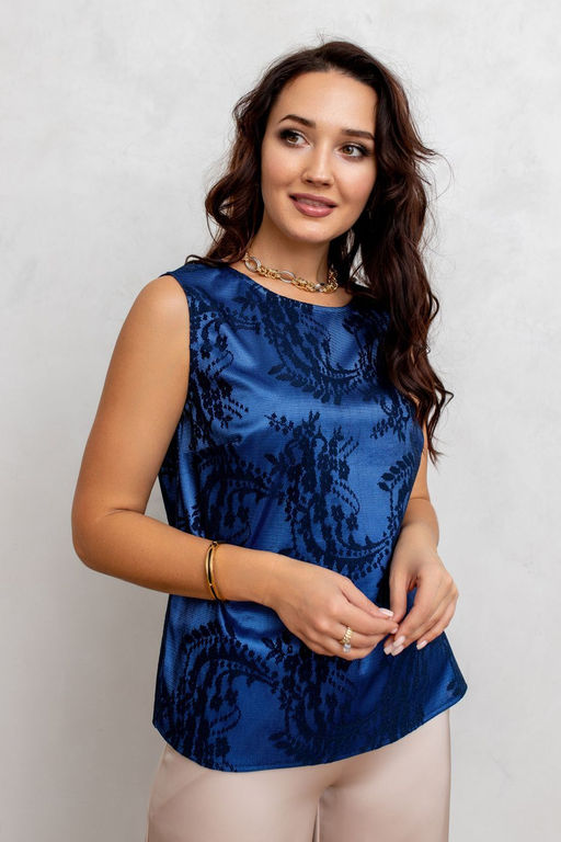 Топ ТБ-48-3 синий - Took a look фото 3