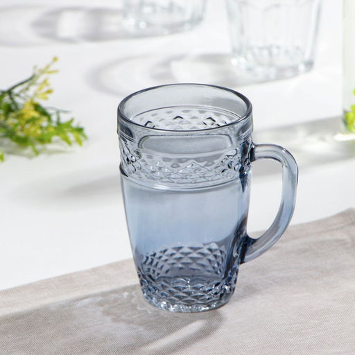 Кружка стеклянная, 400 мл, цвет и текстура МИКС - Simaland фото 5