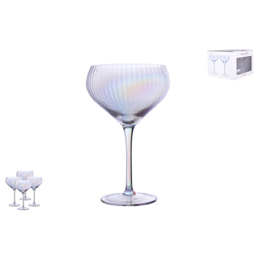 Набор бокалов 1/4 350мл п/у Electro, хрусталь 6994 /КОРАЛЛ/