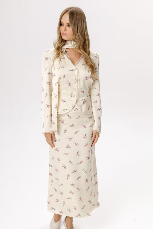 Юбка Pirs 6682 сливочный