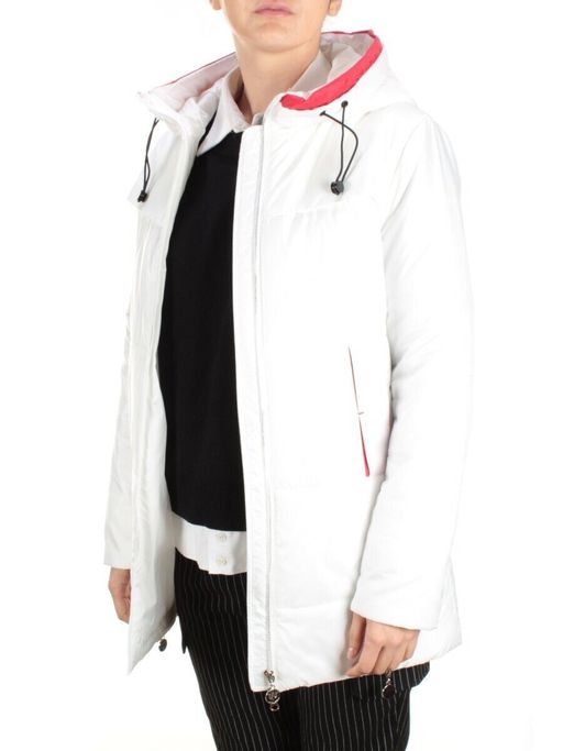 2098-1 WHITE Куртка демисезонная женская Y SILK TREE (100 гр.синтепона) - Фабричный китай фото 7