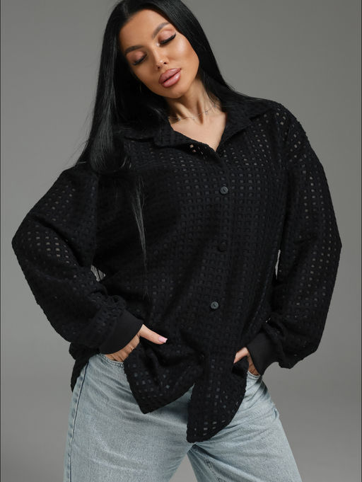 Стелла рубашка женская (шоколад) - Lovetex фото 14