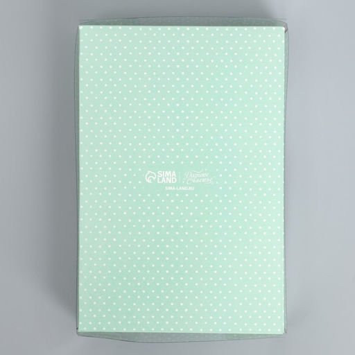 Цена за 4 шт. Кондитерская упаковка, коробка для макарун с пластиковой крышкой, «Макаруны», 18 х 12 х 3.5 см