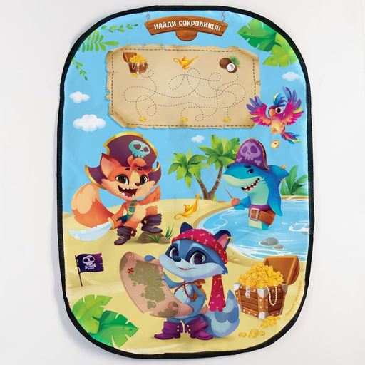 Чехол на сиденье защитный - незапинайка Пираты 670х475 мм - Крошка я фото 3