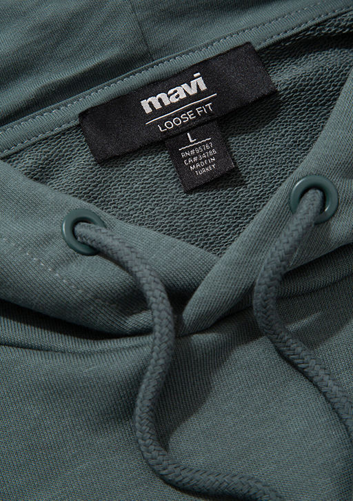Mavi Logo Bask?l? Yesil Sweatshirt  фото 7