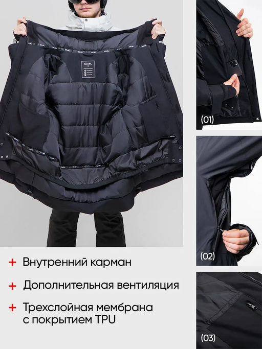 Куртка мужская "Saimaa" черный