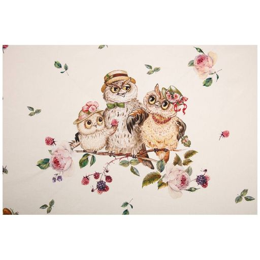 СКАТЕРТЬ КРУГЛАЯ ВИНТАЖ. СОВУШКИ D185СМ ,БЕЖ, 100 - Lefard фото 5