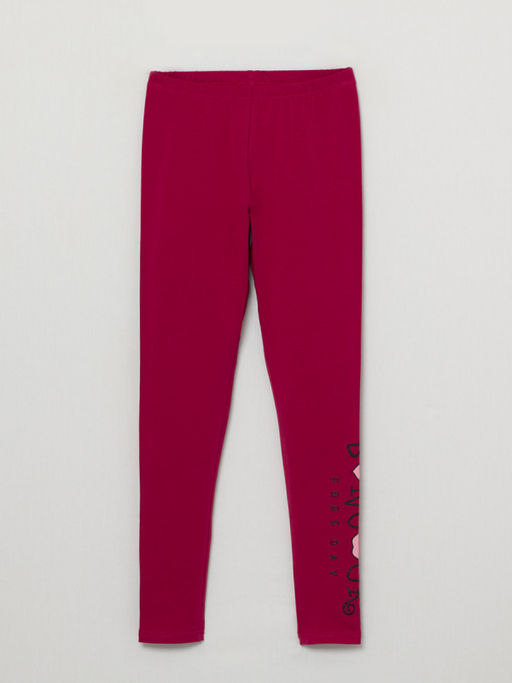 CRB wear/CWJG 70129-24-296 Брюки модель леггинсы для девочки, вишневый/Ex.Cherubino  фото 3