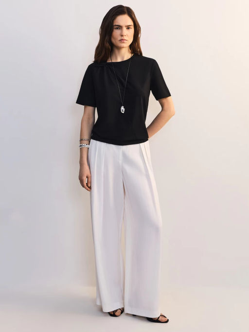 Футболка прямого кроя с узлом ZR2605023420-50 / Zarina