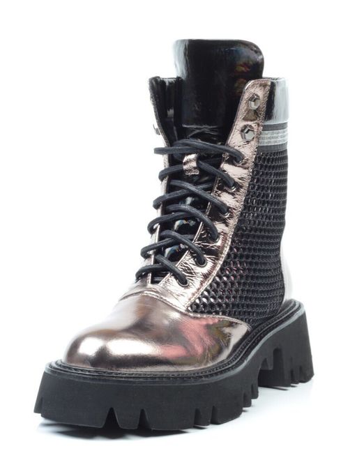 01-C1101-2 GOLD Ботинки женские (натуральная кожа, байка) - Фабричный китай фото 7