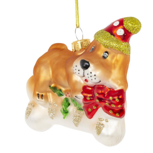 Новинка Украшение новогоднее "Собачка", L10 W4 H9,5 см