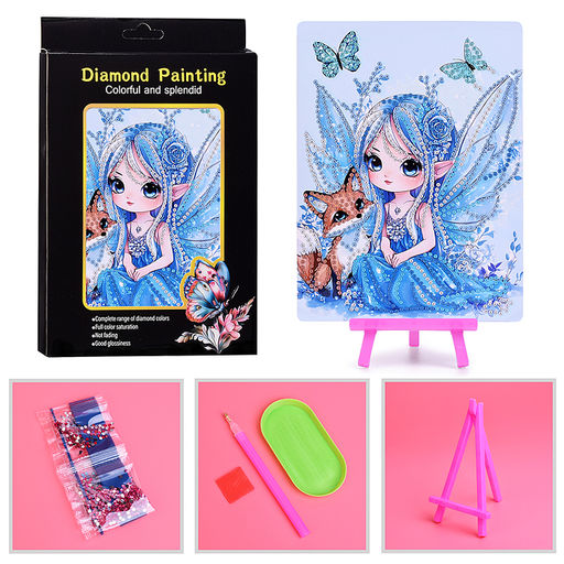 Мозаика алмазная "Лесная фея" 15*20см