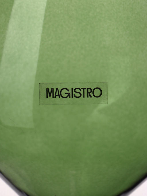 Бокал для вина Magistro «Иллюзия», 540 мл, 10×24 см, стекло, зелёное