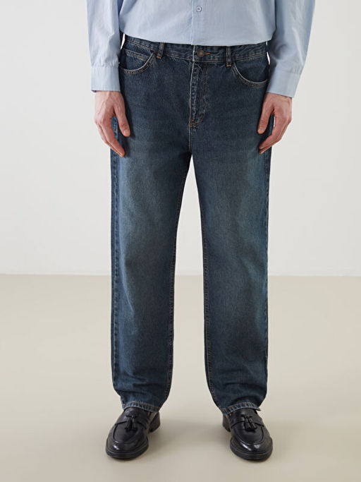 Baggy Fit Erkek Jean Pantolon