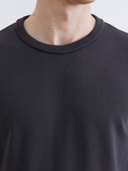 Bisiklet Yaka Basic Erkek Triko Kazak