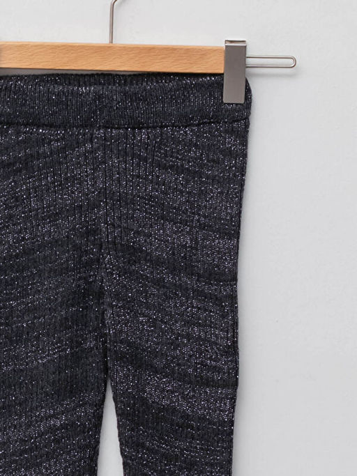 Bisiklet Yaka Uzun Kollu K?z Bebek Triko Kazak ve Pantolon 2li Tak?m - Waikiki фото 3