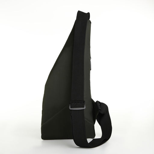 Сумка-слинг мужская из текстиля, цвет хаки - Simaland фото 3