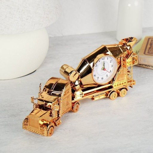 Часы настольные Бетономешалка 30х6х13 см / F534 /уп 72/ - Галеонтрейд фото 2