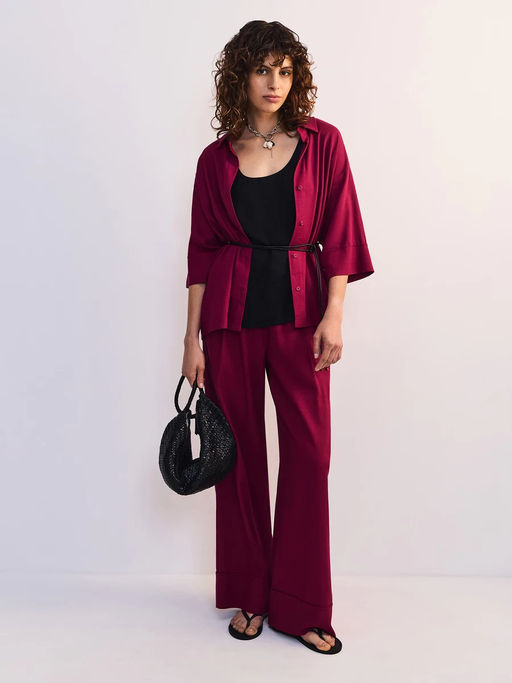 Льняная блуза свободного кроя / Zarina