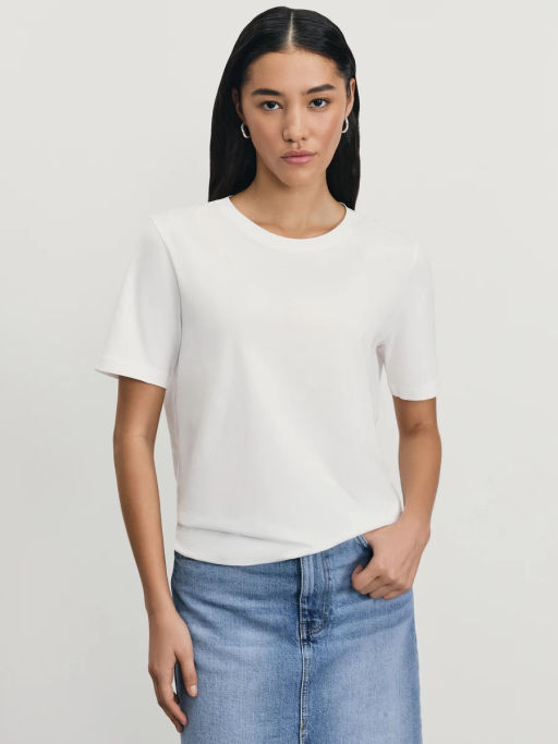 Базовая футболка из хлопка / Zarina  фото 2