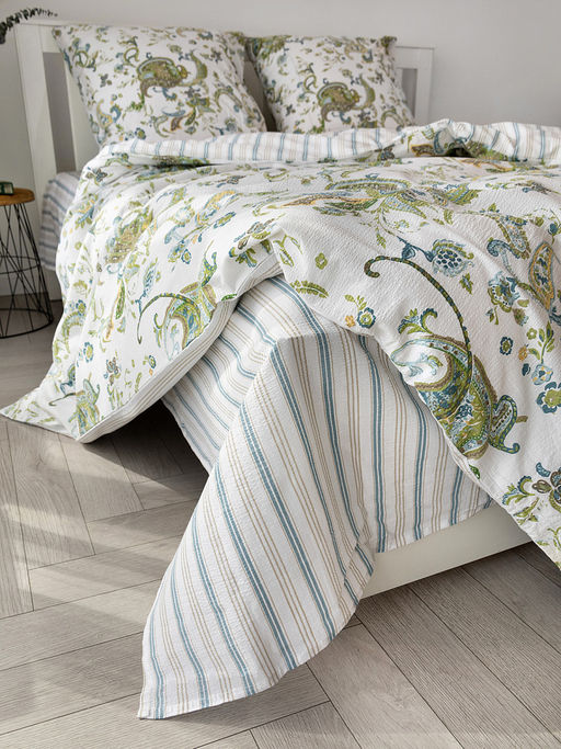 Комплект постельного белья 2-спальный белый бязь - Denastia фото 7