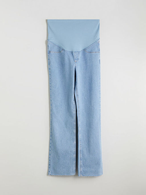 Kar?n Panelli Straight Fit Hamile Jean Pantolon