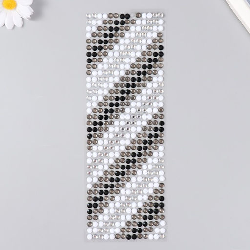 Стразы самоклеющиеся d 6 мм, черный - Simaland фото 2