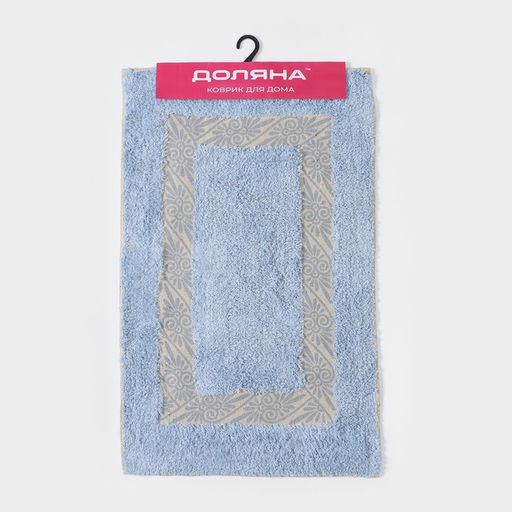 Коврик для дома Доляна Вензель, 50?80 см, голубой  фото 5