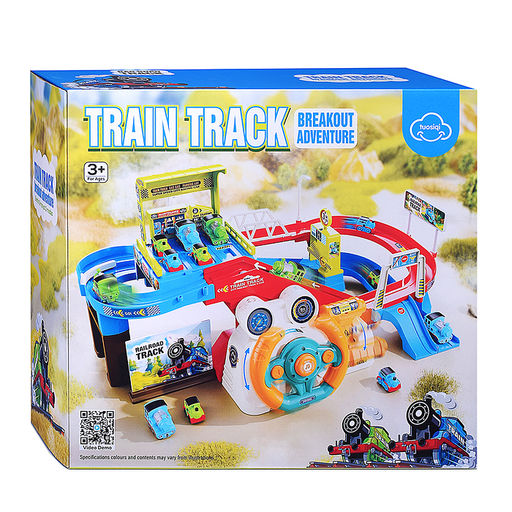 Трек "Приключение паровозиков" в коробке