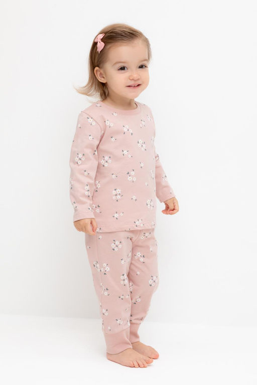 К 1561/дымчатая роза,ромашковое поле пижама д/дет яс