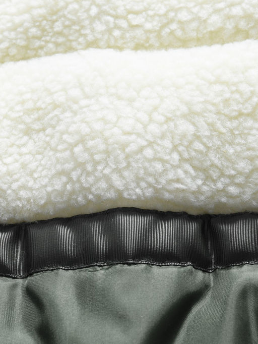 Парка зимняя подростковая для девочки с капюшоном и мехом темно-зеленого цвета 9536TZ - Valianly фото 20