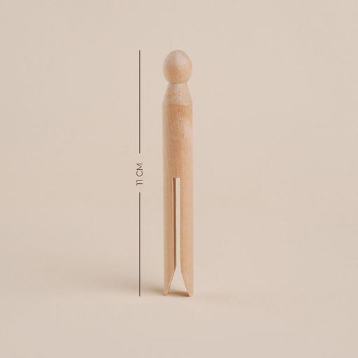 Набор прищепок SL Home, 20 шт., бамбук, 11×1.4 см