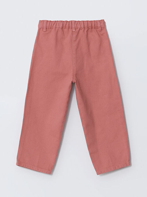 Beli Lastikli ?i?ekli K?z Bebek Pantolon